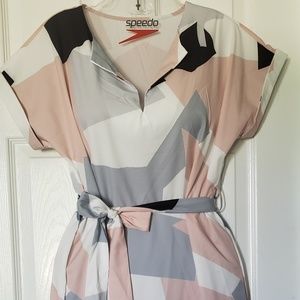Geometric pattern dress
